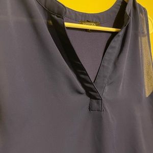 LAST DAY TO BUY!  Papermoon Mixed Material Tank, Blue, Size S